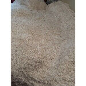 Bare Home Shaggy Duvet Cover Plush Super Soft King Set w/2 King Pillowcases. EUC